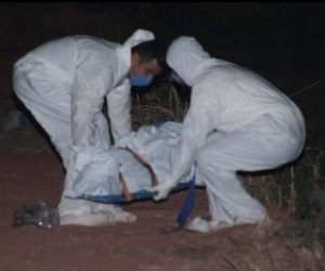 El cadáver fue hallado detrás del colegio Cristo Rey.