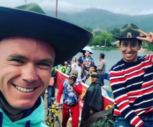 Froome y Egan Bernal.