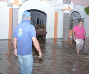 Así quedaron las casas aledañas al río Guachaca cuando se desbordó recientemente.