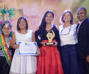 La Unimagdalena recibió el galardón en la capital del Atlántico. 