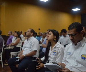 El Rector les detalló a los presentes cada una de las acciones ejecutadas en sus dos años de gobierno. 