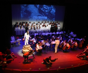 Durante tres días, la alegría y los cantos, convirtieron a Santa Marta en la capital de la música coral.