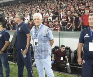 El técnico uruguayo destacó la entrega de sus jugadores. 