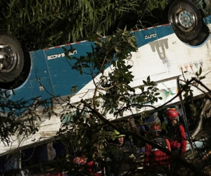 Este es el segundo autobús internacional que se accidenta en Ecuador desde agosto.