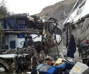 Nueve muertos y 14 heridos en dos accidentes de tránsito en Bolivia.