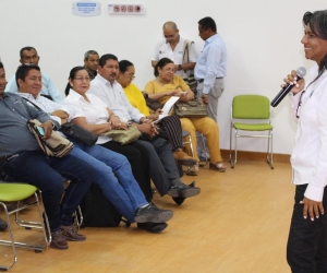 Oficina de Comunicaciones del Magdalena. la secretaria de educación,Nidia Rosa Romero, socializó la nueva ruta de educación.