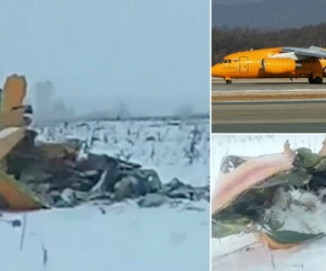 El avión se estrelló entre las localidades de Arguntsevo y Stepanovo, en la provincia de Moscú.