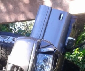 Camioneta del padre de Silvestre Dangond.