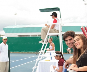 Cancha de Tenis, realizada para los Juegos Bolivarianos.