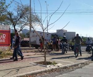 Lugar de los hechos hasta donde llegó el CTI. 