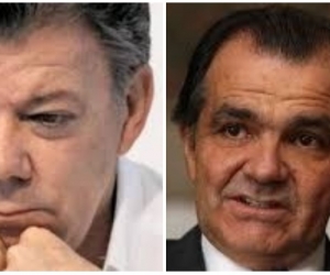 Juan Manuel Santos y Oscar Iván Zuluaga. 