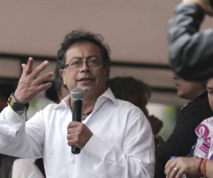 Gustavo Petro, agredido en Cúcuta.