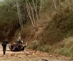Un policía magdalenense murió en el atentado.