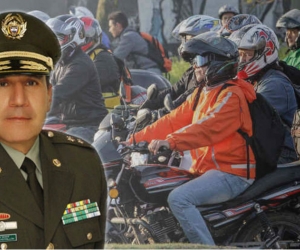 Ramiro Castrillón ,director de Tránsito y Transporte de la Policía Nacional 