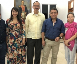 El Presidente de Cotelco se reunió con el mandatario local.
