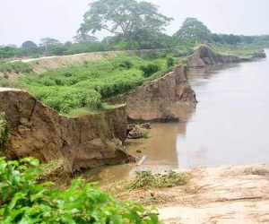 El corregimiento de Guáimaro, a orillas del río Magdalena, es una de las zonas de alto riesgo del Magdalena.