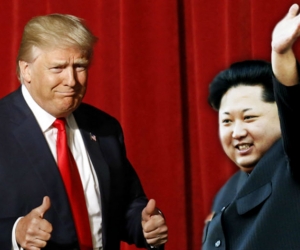 Donald Trump y Kim-Jong-Un