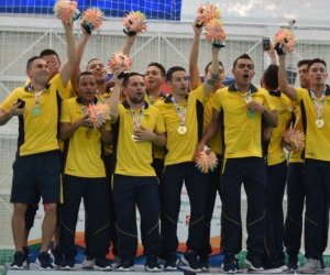 La selección Colombia de futsal ganó el oro en los Juegos Bolivarianos.