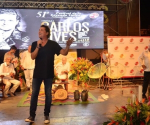  El cantante Carlos Vives, el homenajeado del Festival Vallenato. 