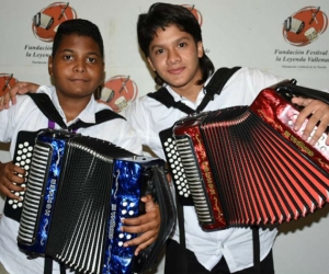 Jerónimo Andrés Villazón Murillo y Yerson Robles Peña, los nuevos Reyes Vallenatos en la Categorías Infantil y Juvenil.