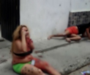 Pelea entre venezolanas, dejó una herida y otra capturada.