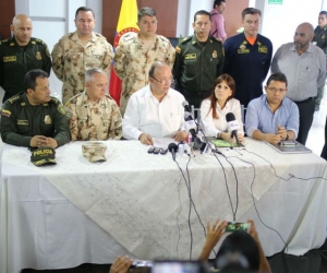 El Ministro de Defensa se reunió con autoridades departamentales y distritales.