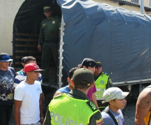 Operativo en el que fueron reportados 126 venezolanos que estaban de manera irregular en Santa Marta.