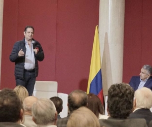 Germán Vargas Lleras durante su intervención en el evento.