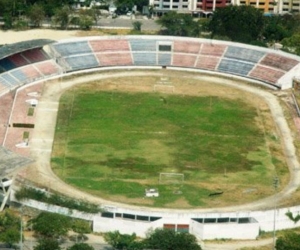 Panorámica del estadio Eduardo Santos.