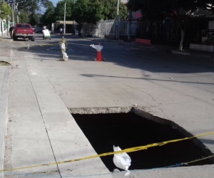 Esta vez la emergencia se registró en la calle principal a la altura de la manzana C casa 13.