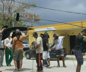 Grabaciones en el barrio Pescaíto.