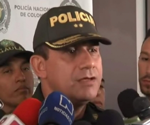  Brigadier general Óscar Gómez, comandante de la Policía Metropolitana del Valle de Aburrá.