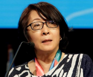 Representante de la UNISDR, Mami Mizutor.