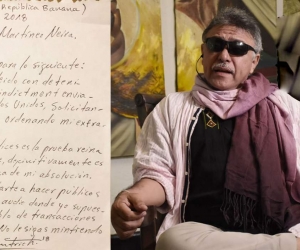 Carta enviada al fiscal por 'Jesus Santrich'.