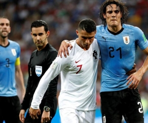 Cristiano Ronaldo y Edison Cavani.