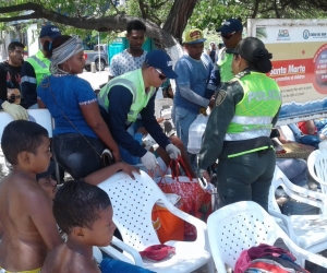 Las autoridades desarrollaron acciones de control en distintos puntos turísticos de Santa Marta.