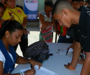 Jornada de atención de la Casa de Justicia Móvil en Zarabanda.