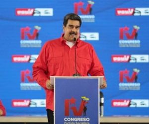 Nicolás Maduro interviniendo en el Congreso del Partido Socialista Unido.