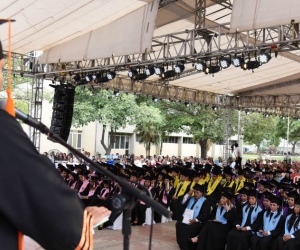 Ceremonia de graduación. 