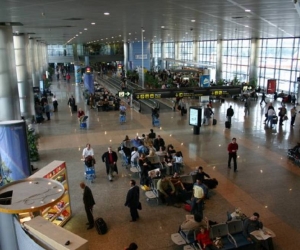 Panorámica del aeropuerto Eldorado de Bogotá.