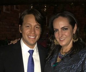 Ruben Jiménez y María Fernánda Cabal.