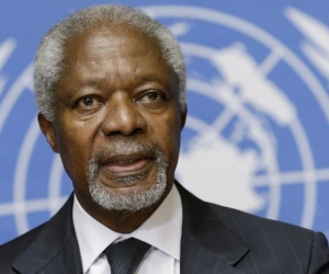  Kofi Annan, exsecretario general de la ONU.