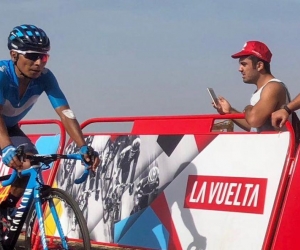  Nairo Quintana en la subida a la Covatilla.  