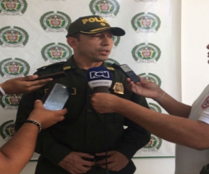 Coronel Gustavo Berdugo Garavito, Comandante de la Policía Metropolitana de Santa Marta.