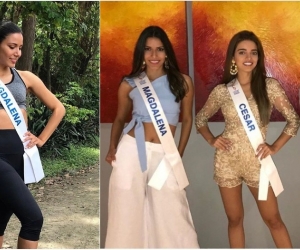 La candidata del departamento del Magdalena al Concurso Rumbo a Miss Universo 2018.
