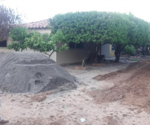 Las obras buscan solucionar la problemática de evacuación de aguas servidas.