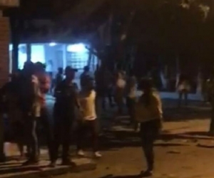 Fue necesaria la intervención del Esmad para calmar a los desadaptados.