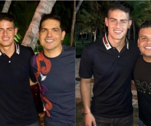 Tata Becerra, James Rodríguez, Peter Manjarrés y Juank Vega