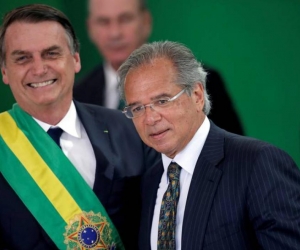 Jair Bolsonaro y Paulo Guedes.