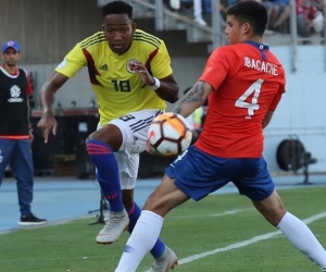 Colombia - Chile en el Sudamericano sub 20.